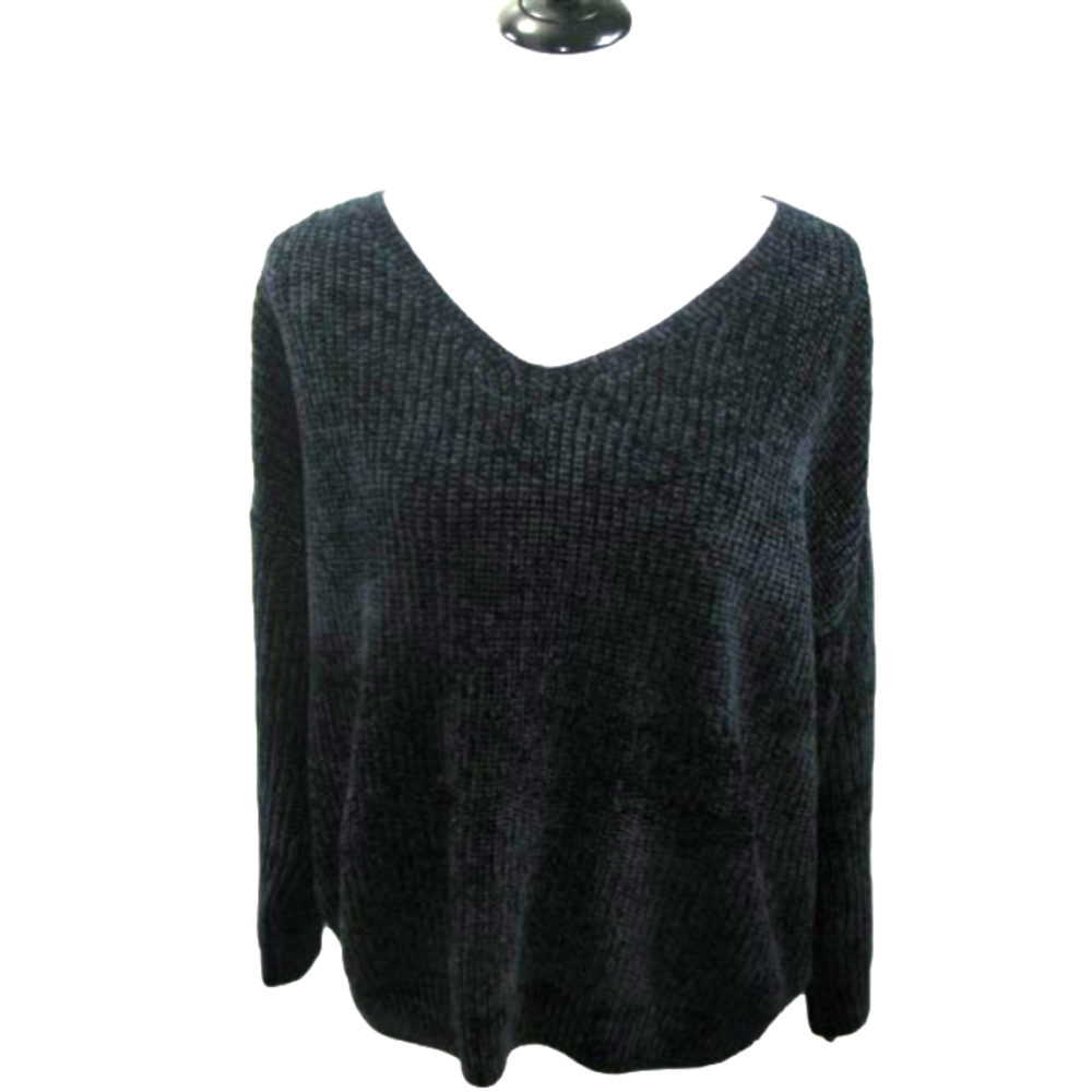 Strut & Bolt Navy Blue Chenille Sweater Size Large